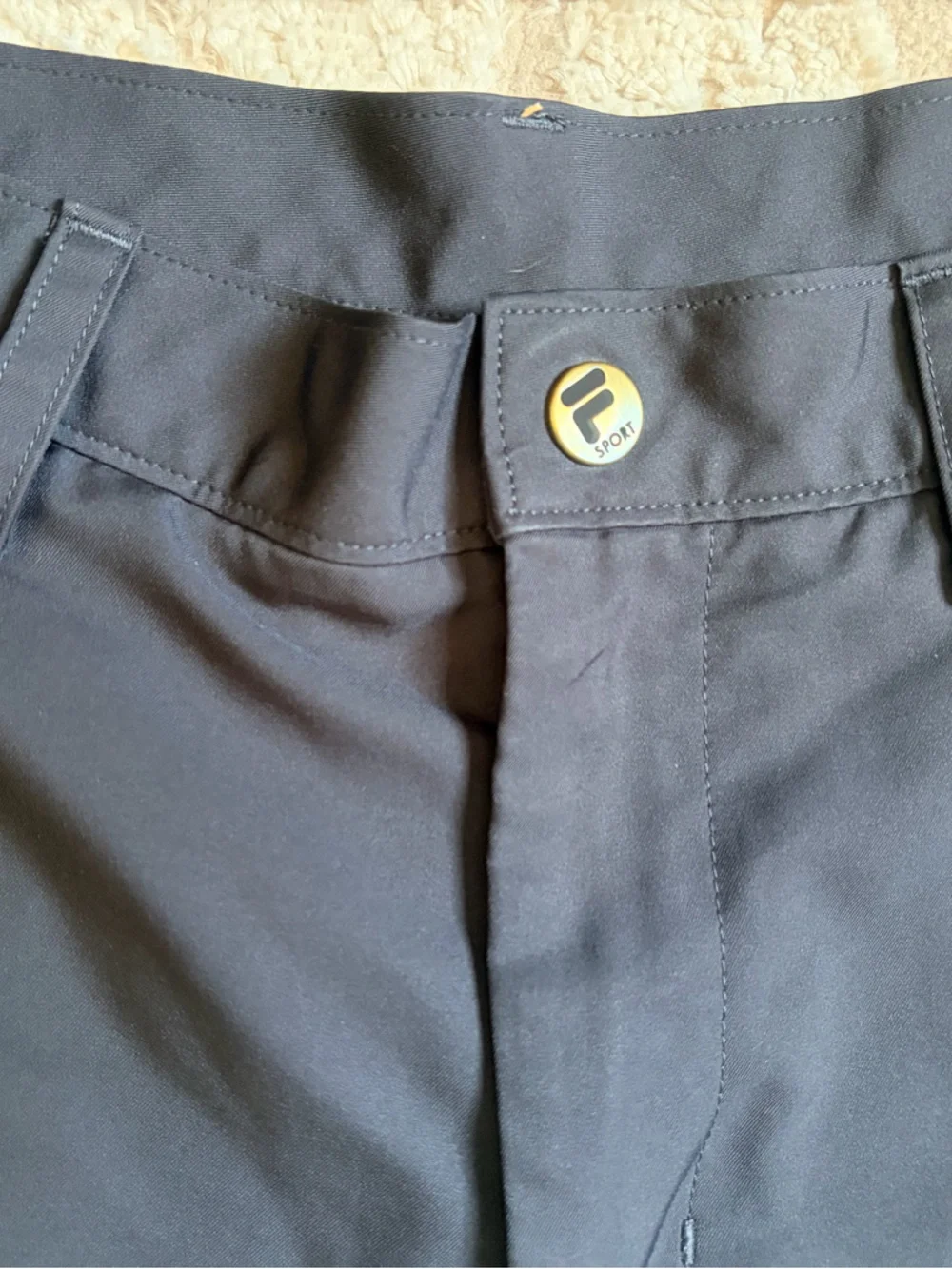 Fila Men's Black Athletic Zip-Pocket Shorts - Picture 3 of 7